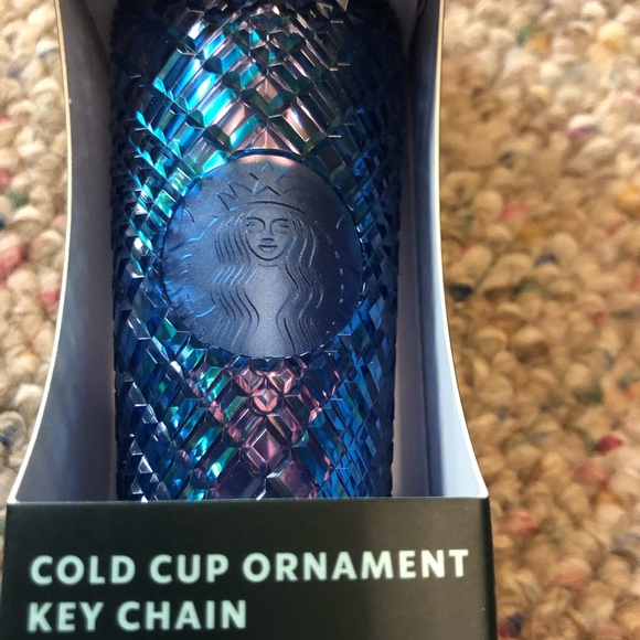 🆕 Starbucks Jeweled Cold Cup Key Chain Azure - Picture 3 of 6